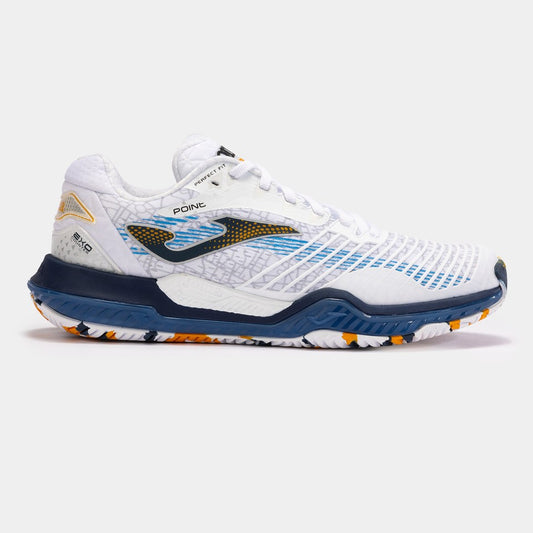 JOMA POINT MEN'S WHITE BLUE PADEL SHOE