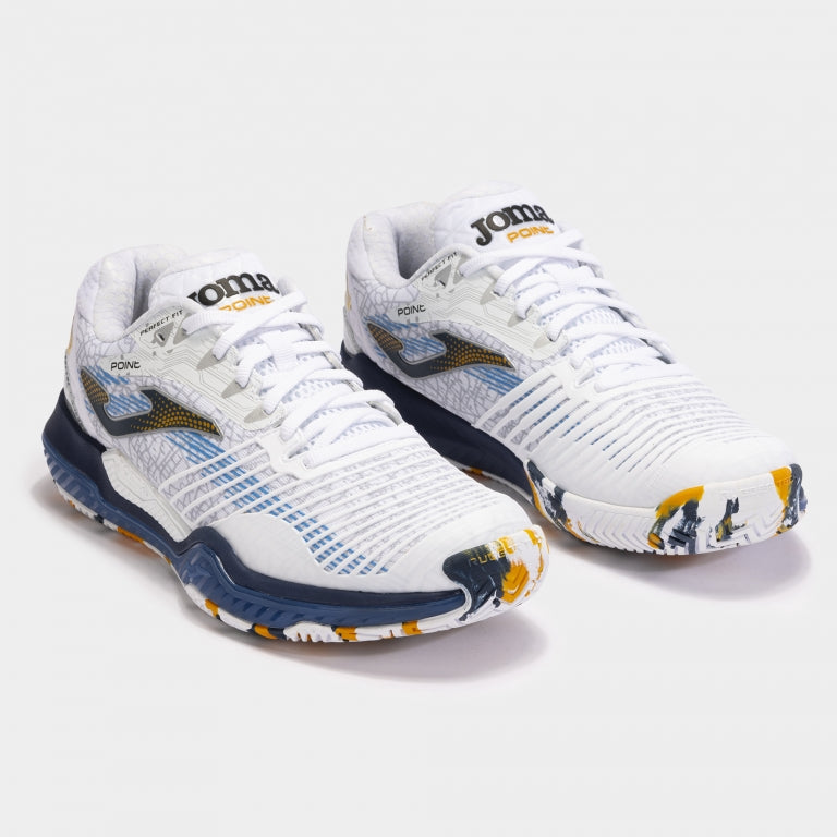JOMA POINT MEN'S WHITE BLUE PADEL SHOE