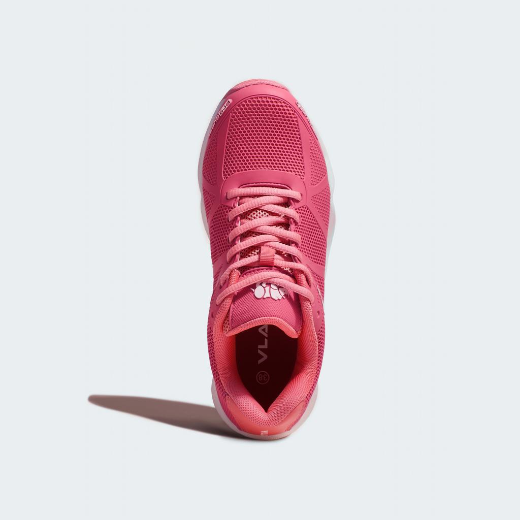 zapatillas vlack rosadas vista de arriba