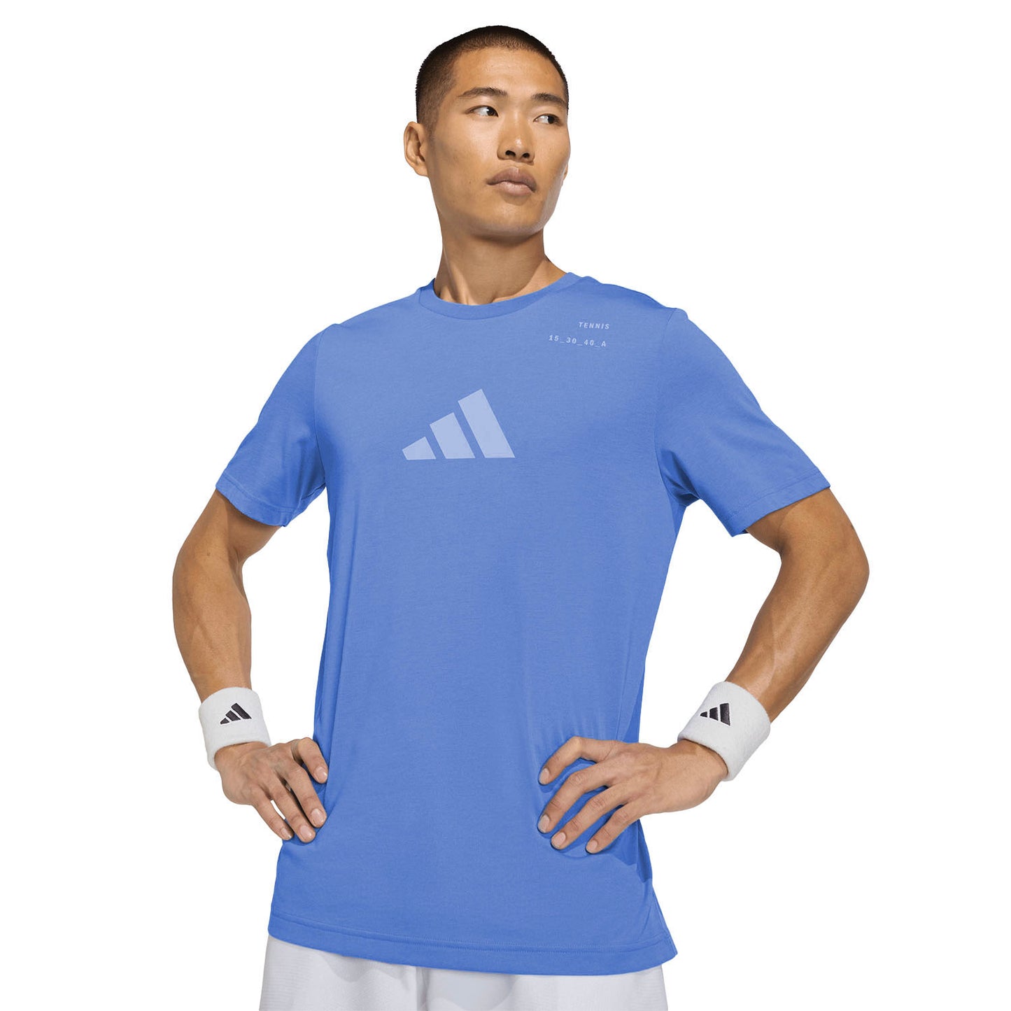 Camiseta hombre ADIDAS TENIS AZUL