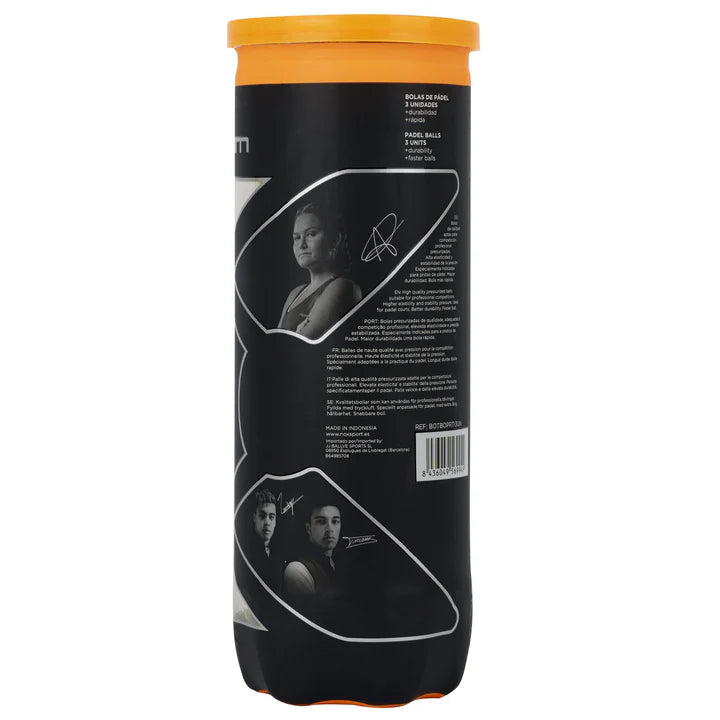 2 Botes de 3 pelotas de pádel PRO TITANIUM