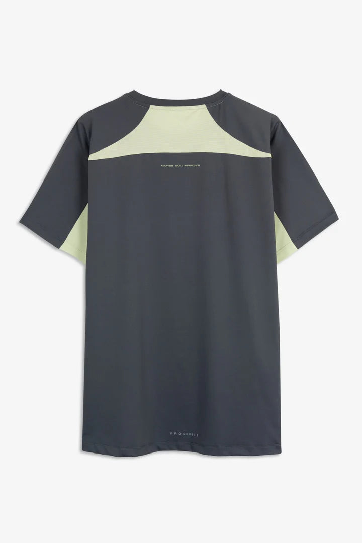 Men's Pro Charcoal Gray Padel T-Shirt