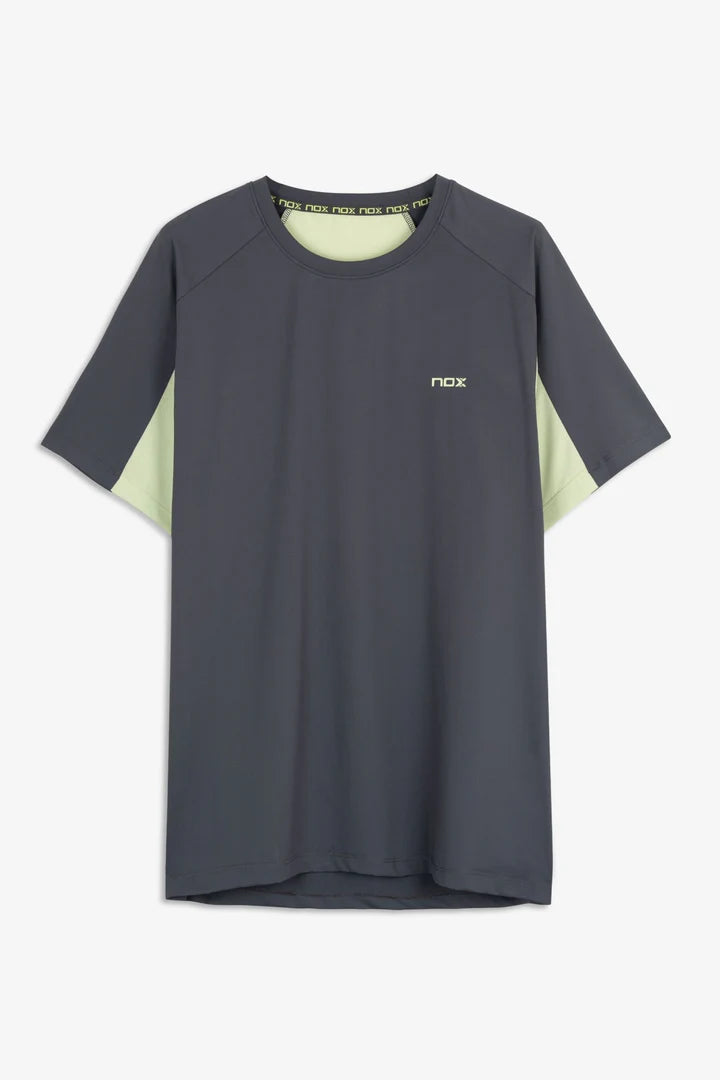 Men's Pro Charcoal Gray Padel T-Shirt