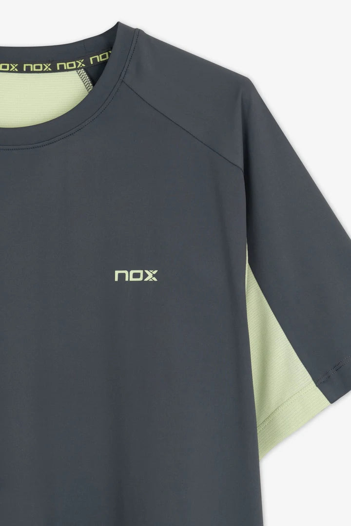 Men's Pro Charcoal Gray Padel T-Shirt