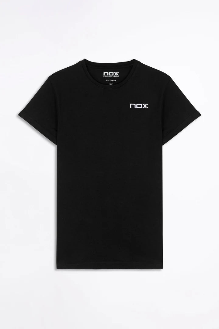Camiseta padel mujer BASIC CASUAL negro