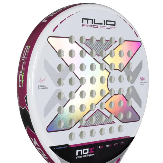 PALA ML10 PRO CUP SILVER NOX. La pala de Miguel Lamperti