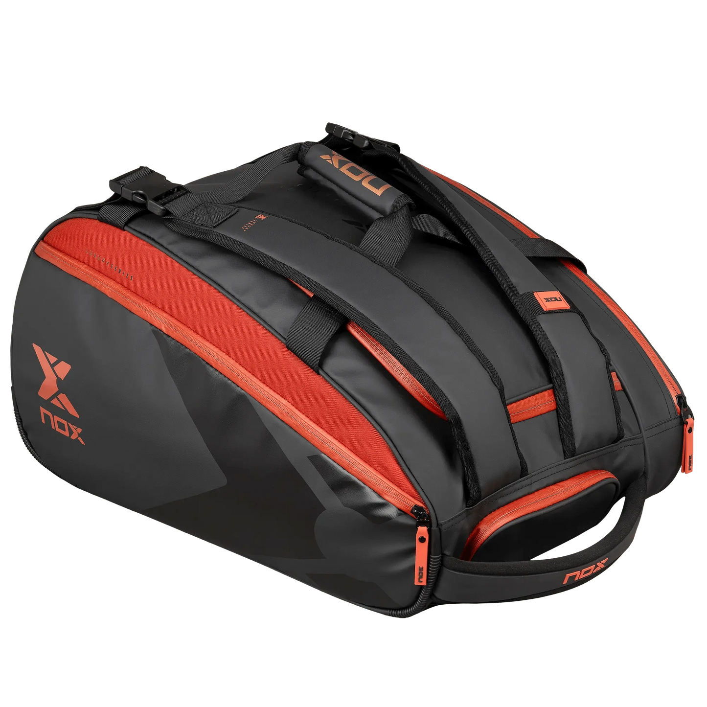 PALETERO NOX LUXURY OPEN SERIES negro/rojo