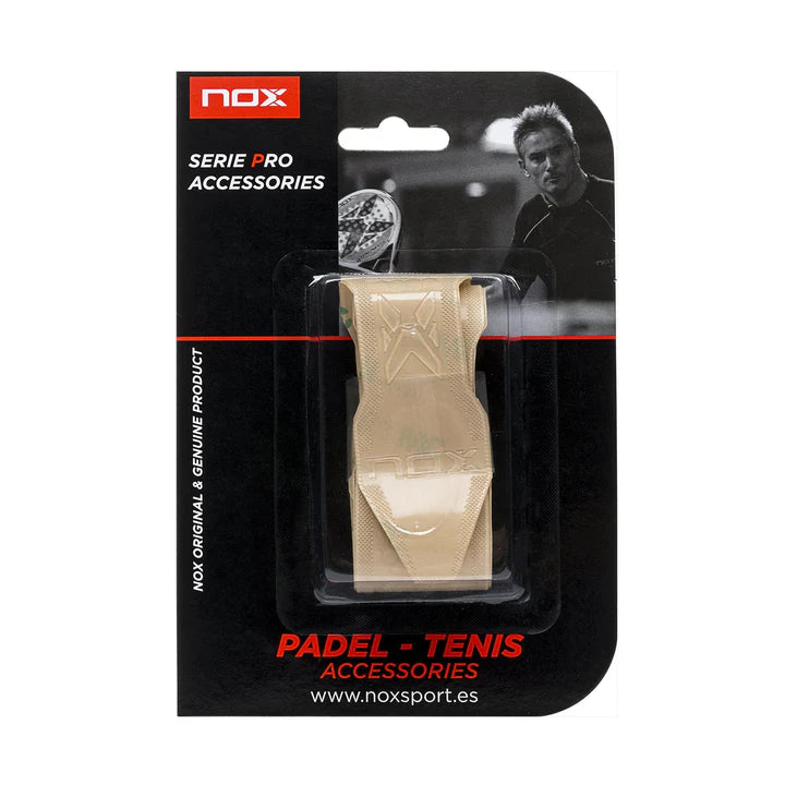 Protector de pala de pádel transparente con relieve