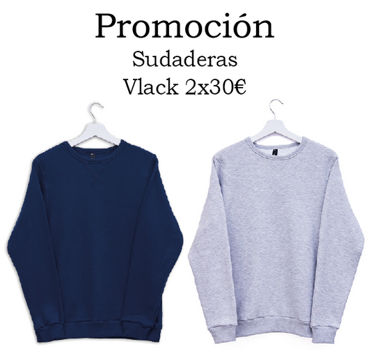 PROMOCION Sudaderas VLACK 2X30€