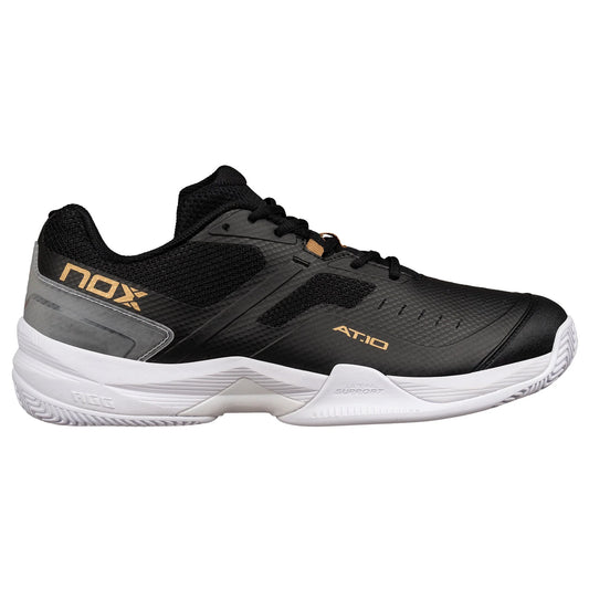 Nox AT10 PRO Black/Gold Padel Shoes