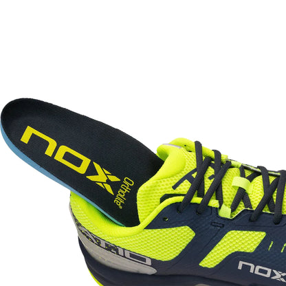 NOX Zapatillas AT10 Azul/Amarillo Flúor