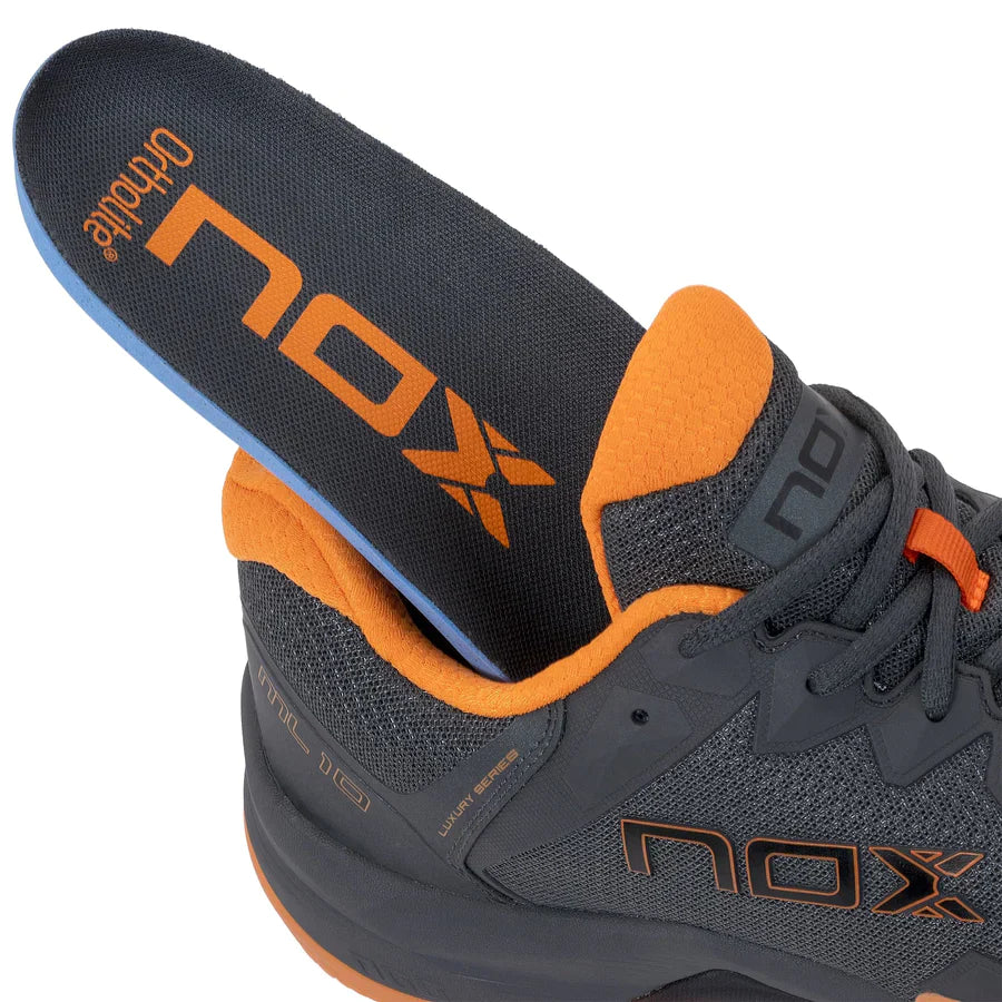 NOX ML10 HEXA Padel Shoes Grey/Orange