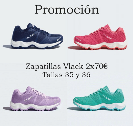 ZAPATILLAS NIÑOS HOCKEY HIERBA VLACK PROMOCION