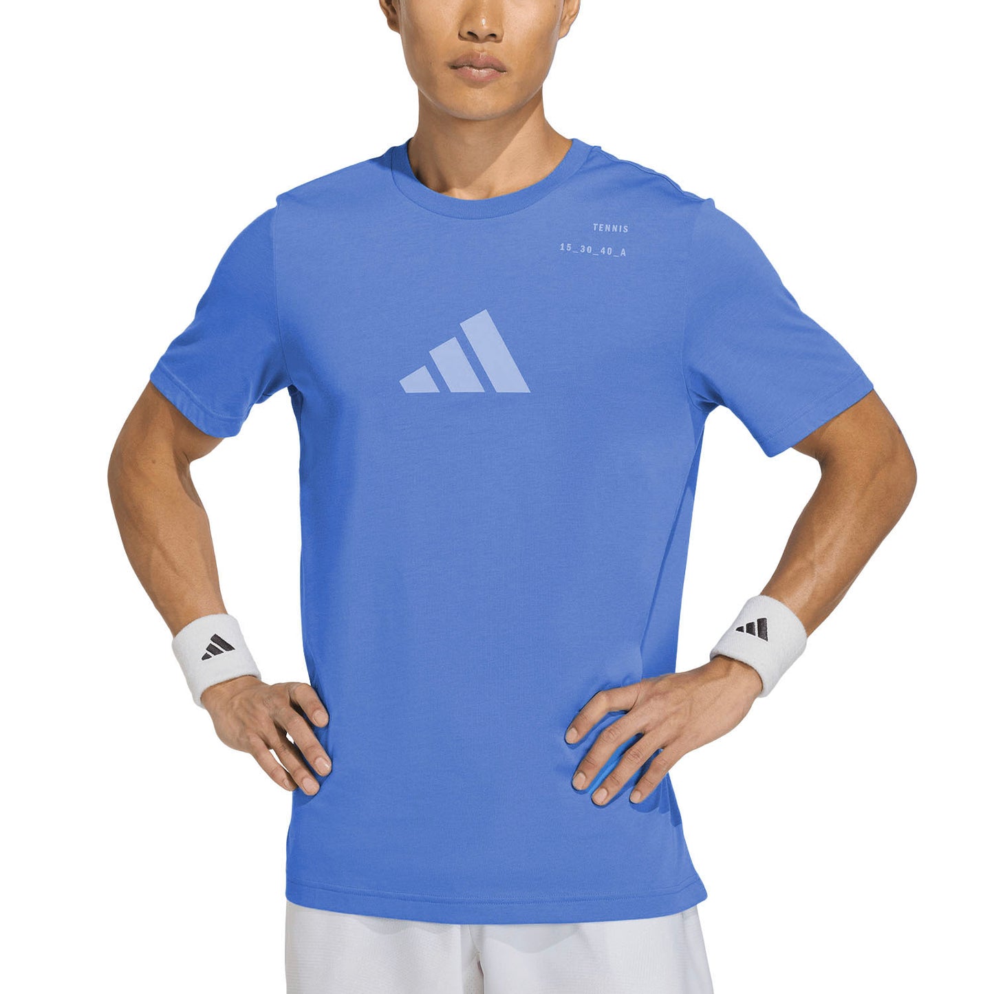 Camiseta hombre ADIDAS TENIS AZUL