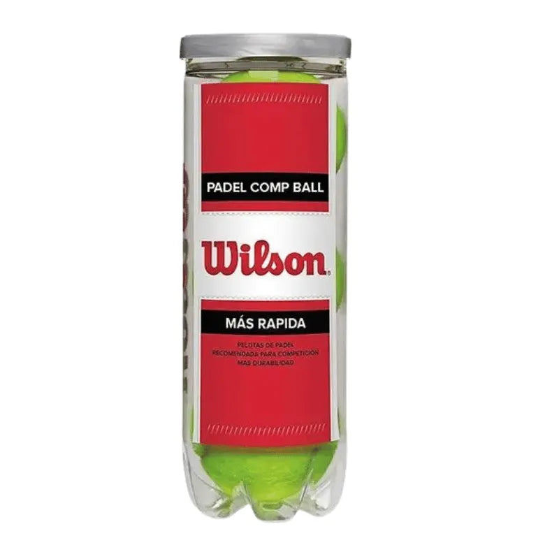 Bote de 3 pelotas de pádel WILSON