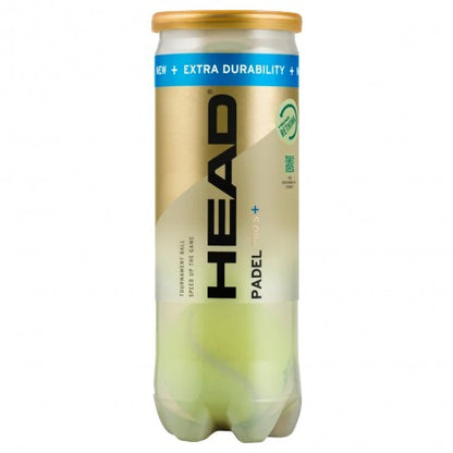 2 cans of 3 PRO TITANIUM padel balls