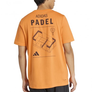 Camiseta hombre ADIDAS PADEL NARANJA