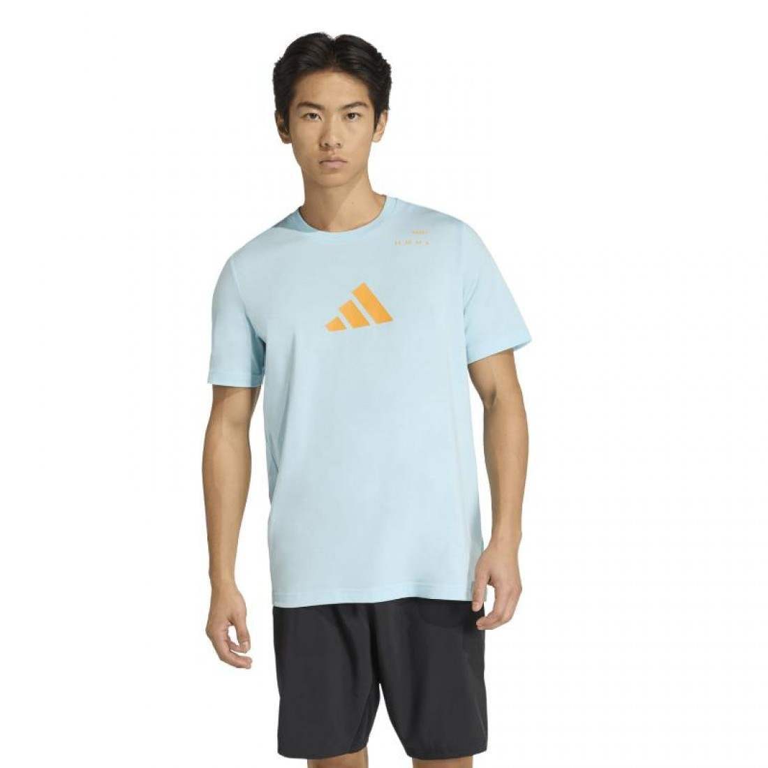Camiseta hombre ADIDAS PADEL CELESTE