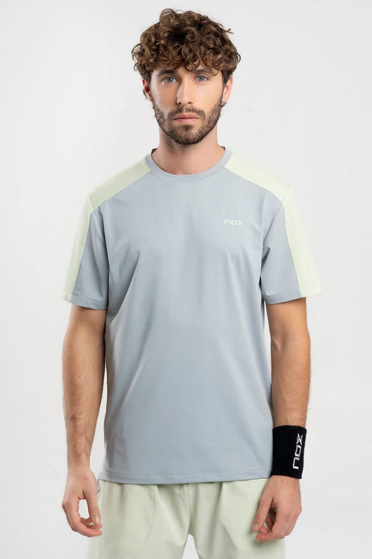 Camiseta Deportiva de Hombre Pro Gris Neblina