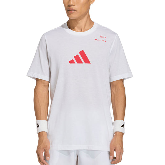 Camiseta hombre ADIDAS TENIS BLANCA