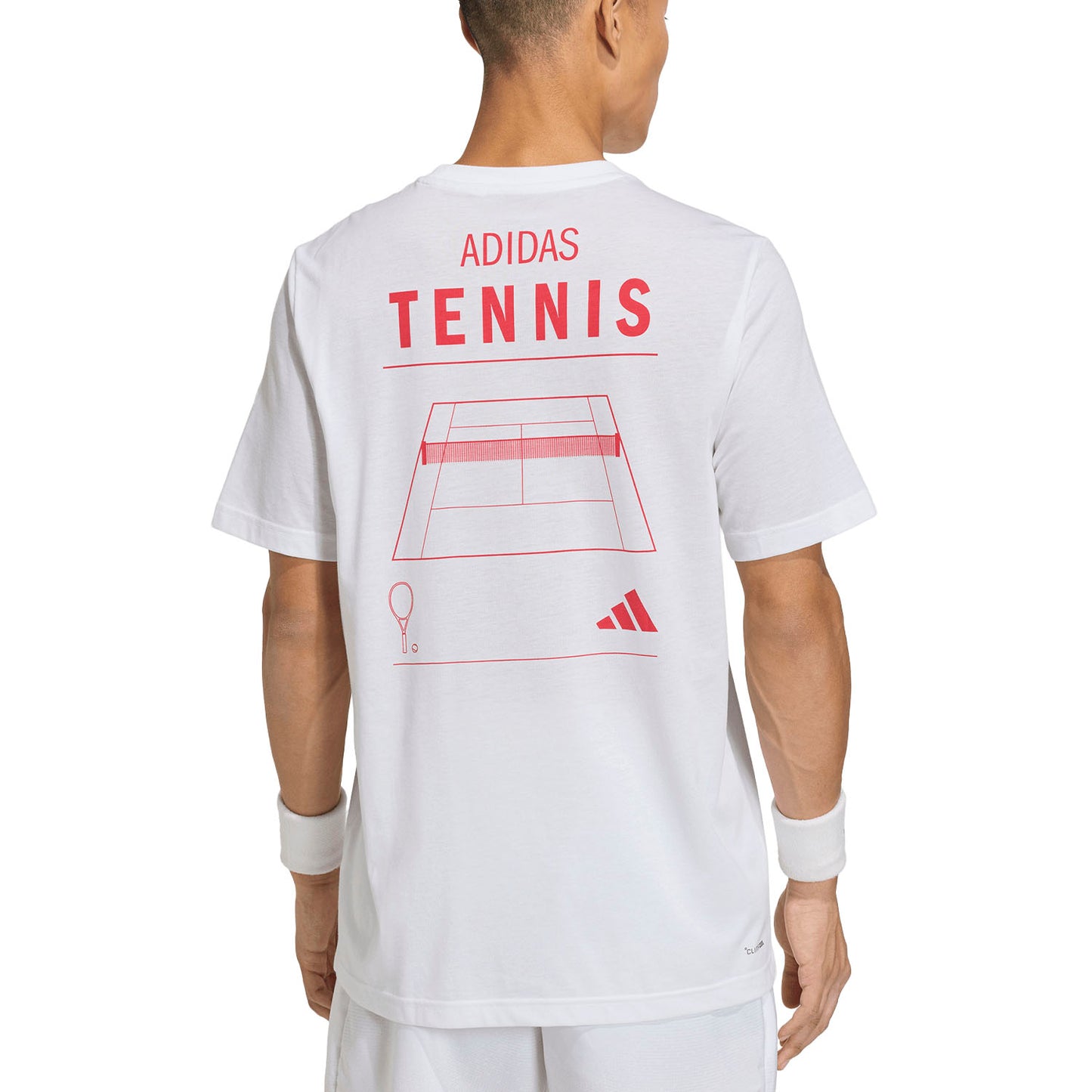 Camiseta hombre ADIDAS TENIS BLANCA