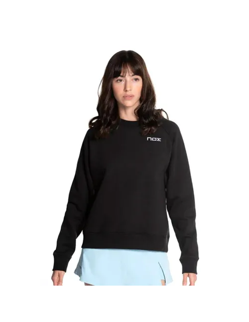 SUDADERA NOX  MUJER NEGRA