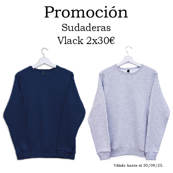 PROMOCION Sudaderas VLACK 2X30€